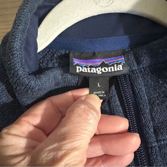 Patagonia Men's‎ Better Sweater Fleece Jacket New Navy Blue Size Large - Picture 4 of 11